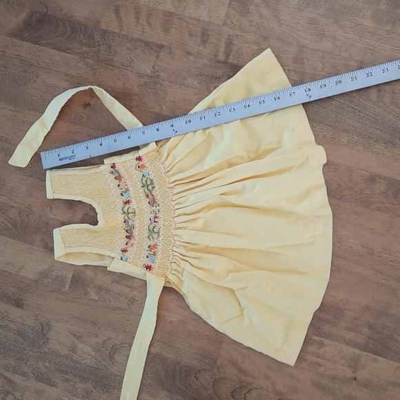 Smocked handmade sleeveless dress 2T - Picture 2 of 4